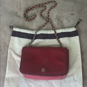 Well loved small Tory Burch purse